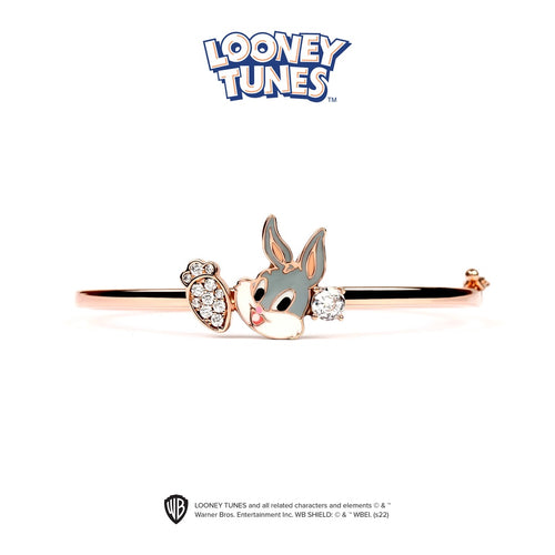 Load image 1 in gallery view. Aurora Gelang Emas Anak 18K - Looney Tunes 0004