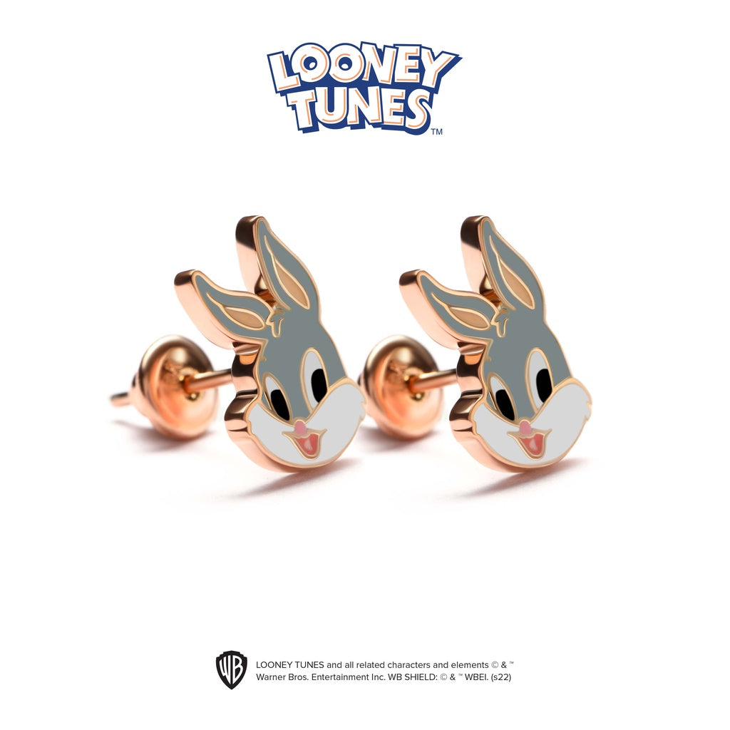 Aurora Anting Emas Anak 18K - Looney Tunes 02 Gold Earring