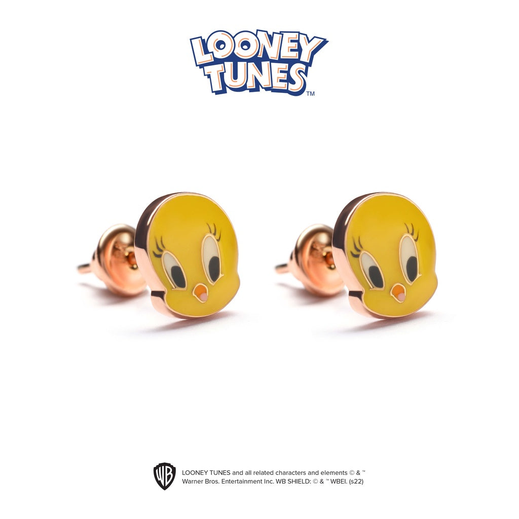 Aurora Anting Emas Anak 18K - Looney Tunes 03 Gold Earring