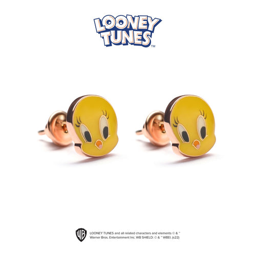 Load image 1 in gallery view. Aurora Anting Emas Anak 18K - Looney Tunes 03 Gold Earring