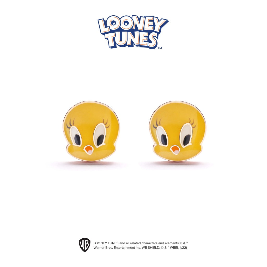 Aurora Anting Emas Anak 18K - Looney Tunes 03 Gold Earring
