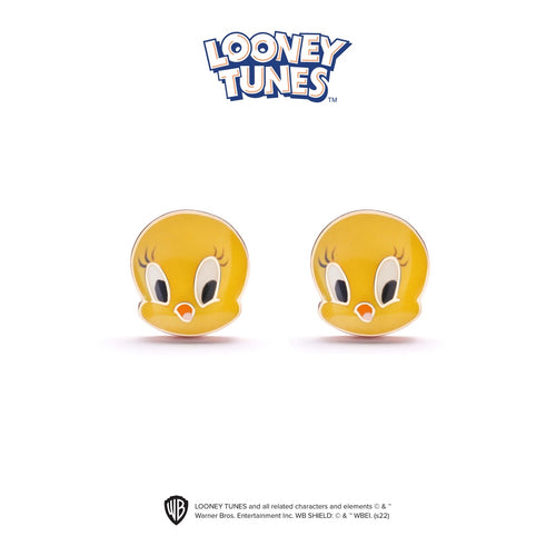 Load image 1 in gallery view. Aurora Anting Emas Anak 18K - Looney Tunes 03 Gold Earring