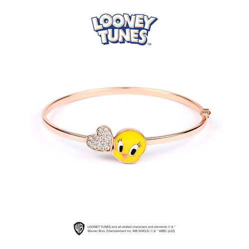 Load image 1 in gallery view. Aurora Gelang  Emas Anak 18K - Looney Tunes 0001