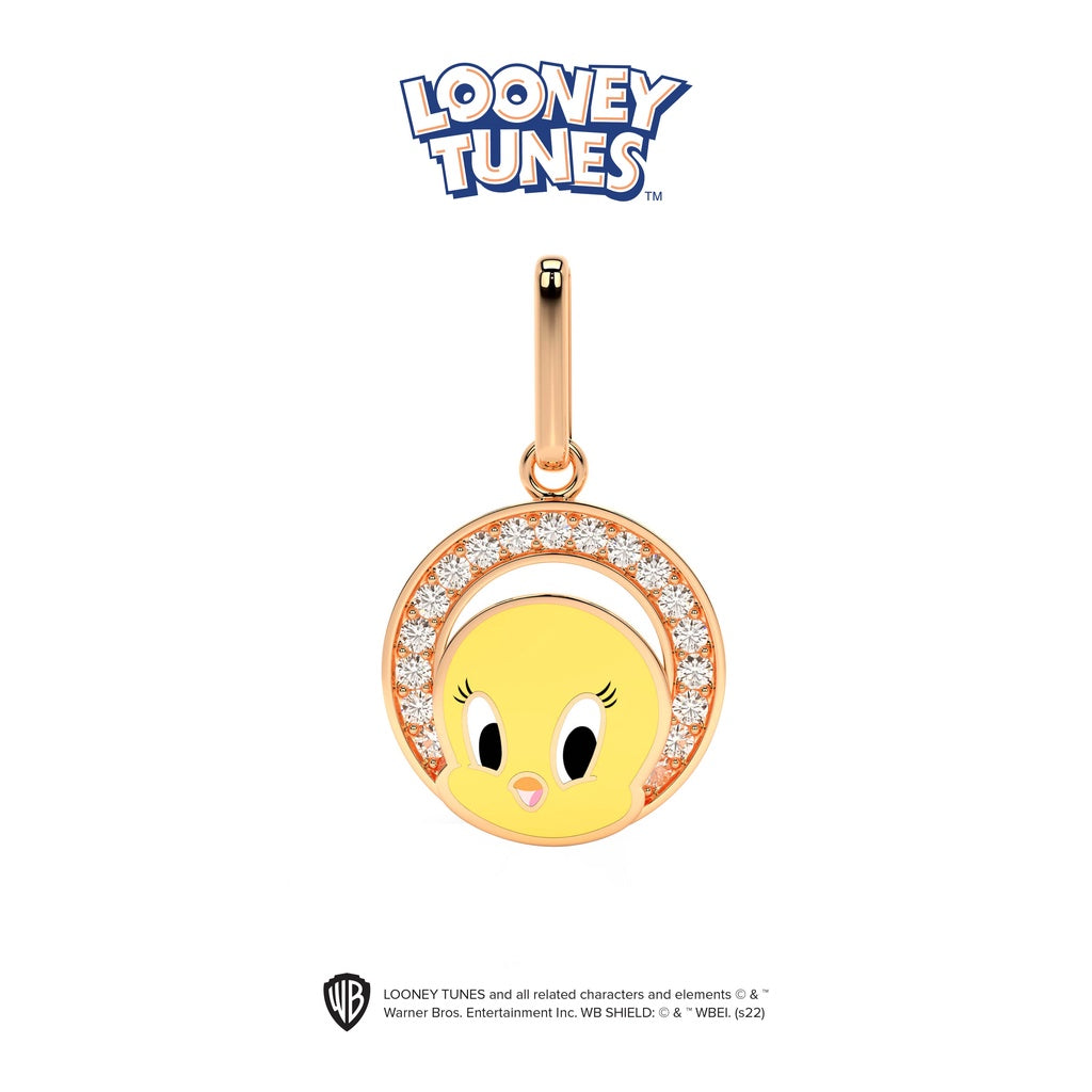 Aurora Liontin Emas Anak 18K - Looney Tunes 003 Gold Pendant