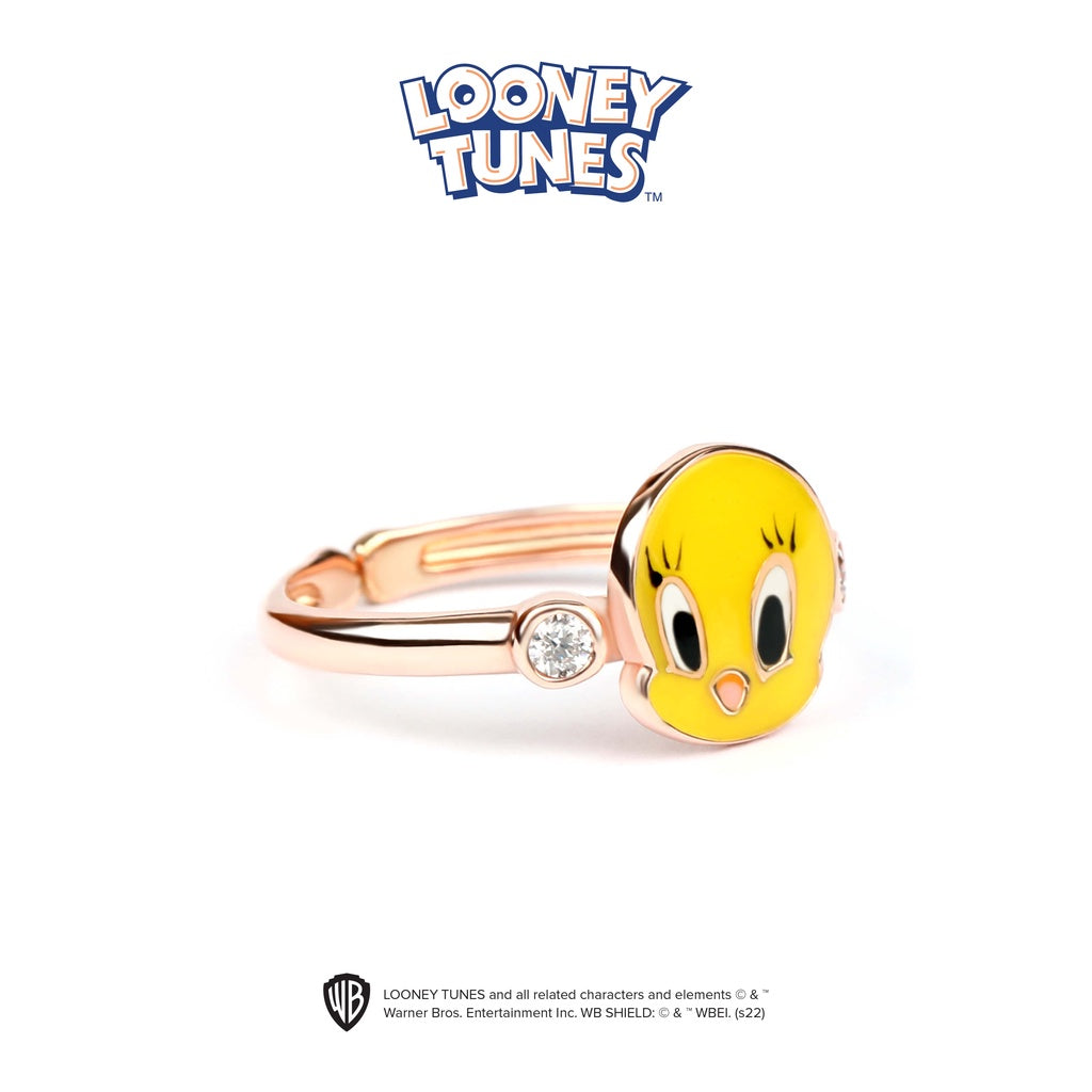 Aurora Cincin Emas Anak 18K - Looney Tunes 00001