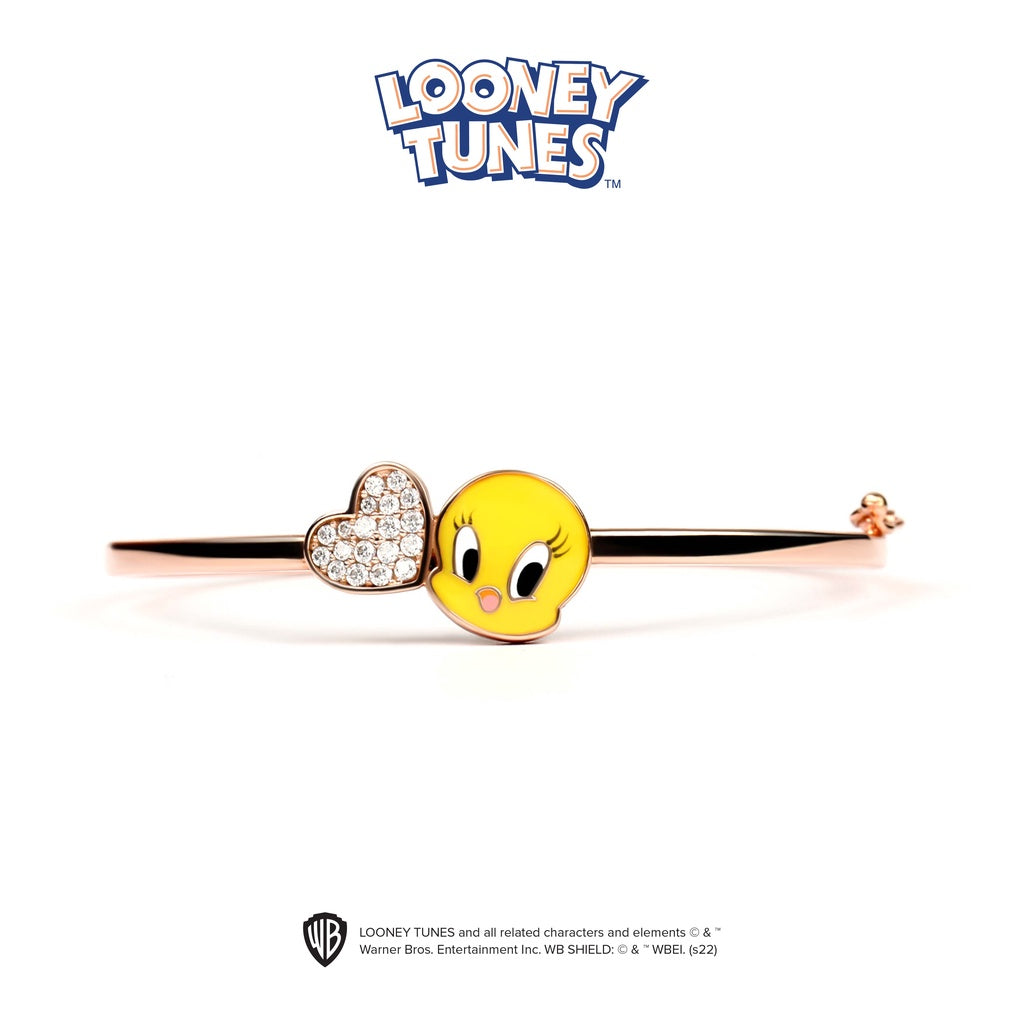 Aurora Gelang  Emas Anak 18K - Looney Tunes 0001