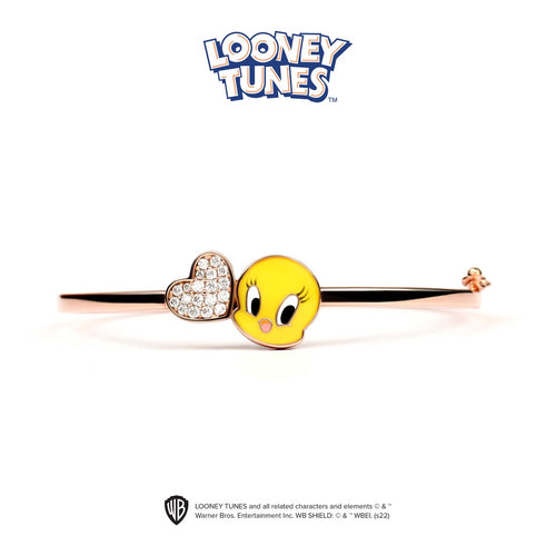 Load image 1 in gallery view. Aurora Gelang  Emas Anak 18K - Looney Tunes 0001