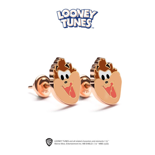 Load image 1 in gallery view. Aurora Anting Emas Anak 18K - Looney Tunes 04 Gold Earring