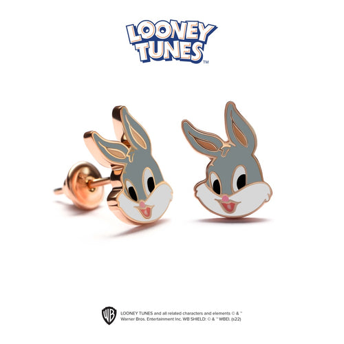 Load image 1 in gallery view. Aurora Anting Emas Anak 18K - Looney Tunes 02 Gold Earring