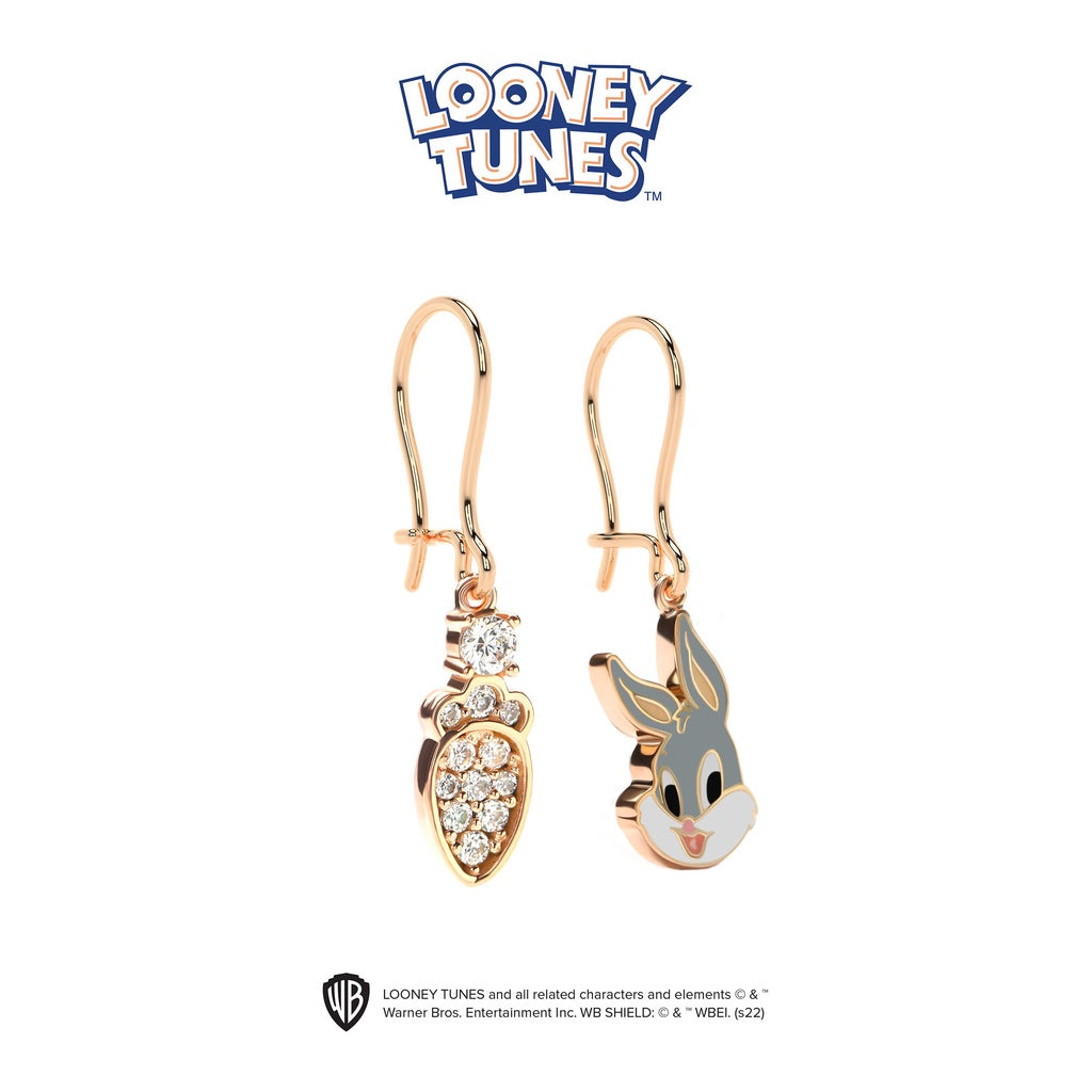 Aurora Anting Emas Anak 18K - Looney Tunes 07 Gold Earring