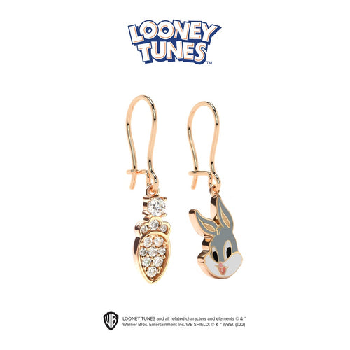 Load image 1 in gallery view. Aurora Anting Emas Anak 18K - Looney Tunes 07 Gold Earring