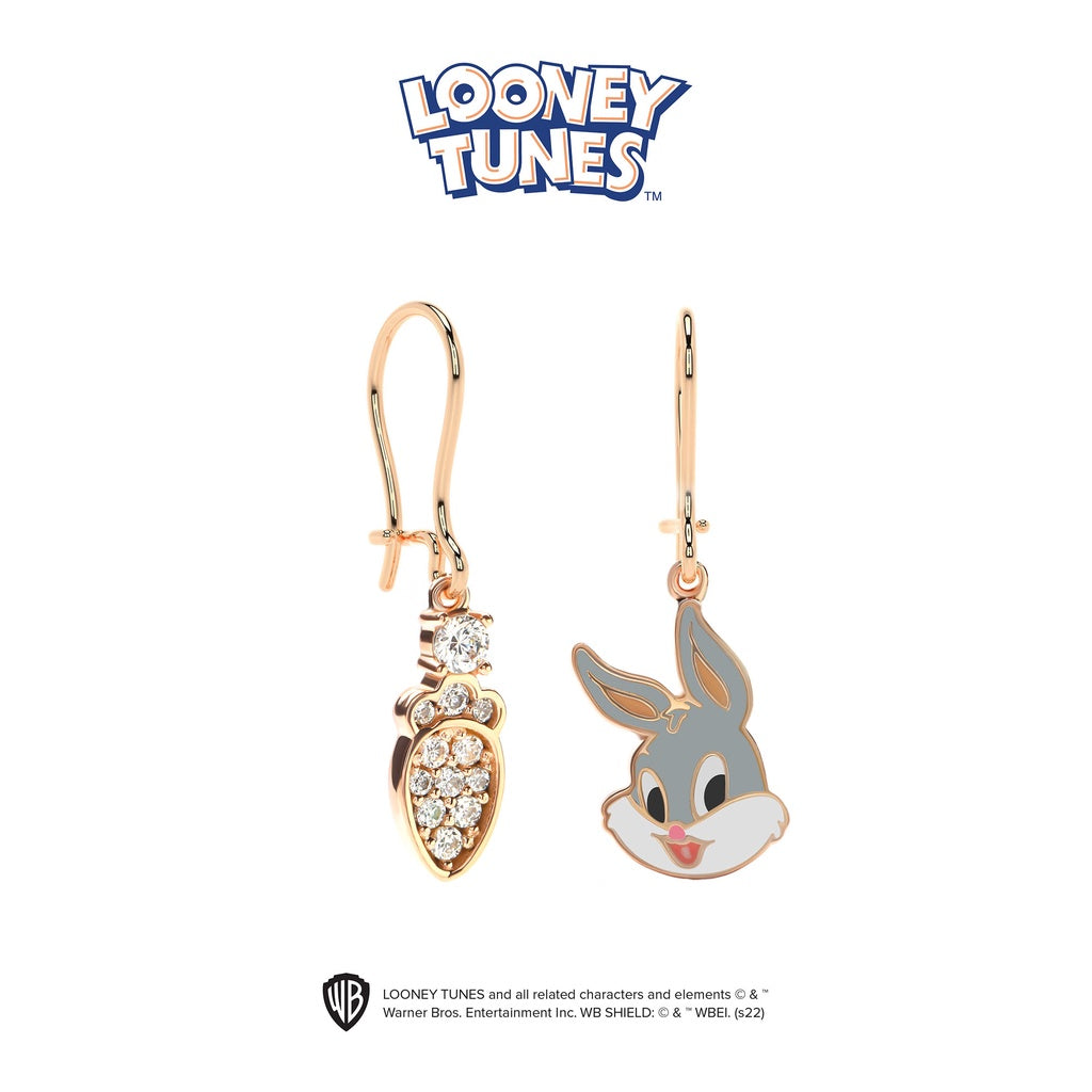 Aurora Anting Emas Anak 18K - Looney Tunes 07 Gold Earring