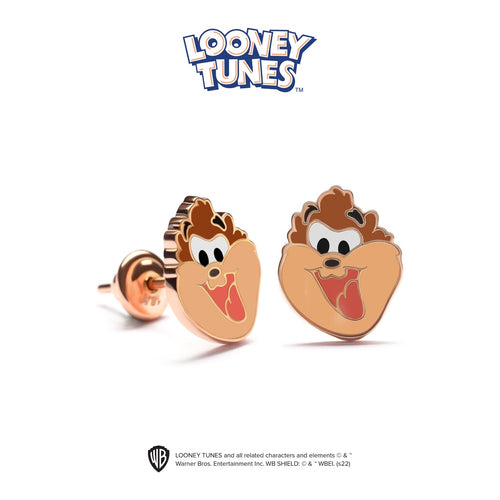 Load image 1 in gallery view. Aurora Anting Emas Anak 18K - Looney Tunes 04 Gold Earring